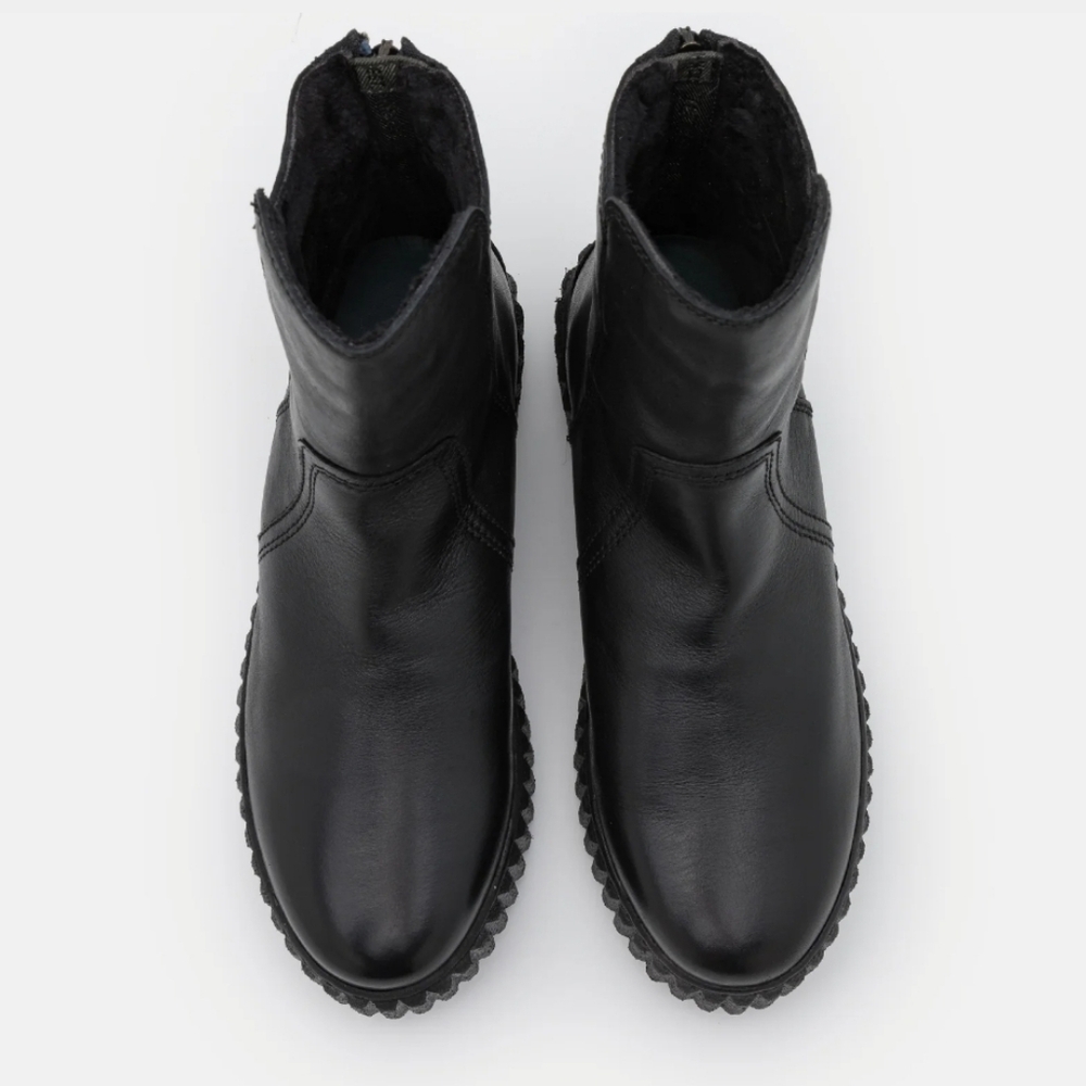 MARC O'POLO  black chelsea glassy ankle boots Brand Nrw